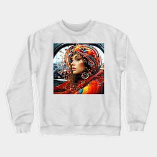 Abstract Mesmerizing Women Crewneck Sweatshirt